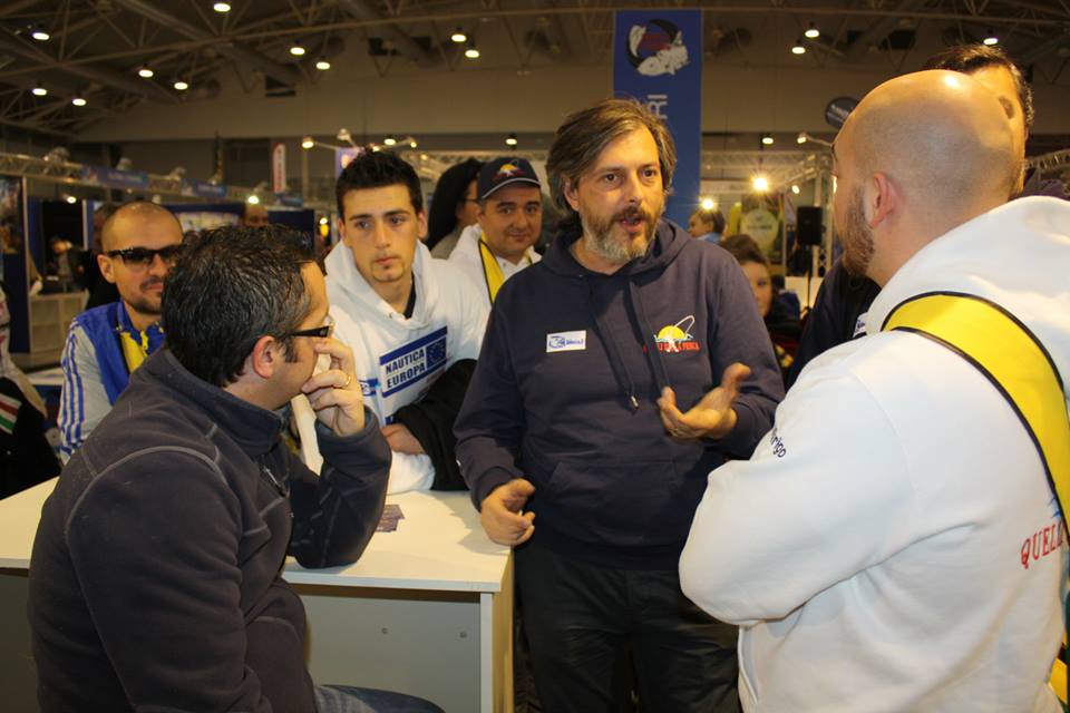 Massimiliano Bivi, Quellidellapescaroma, con Enrico Sassu alla World Fishing 2014
